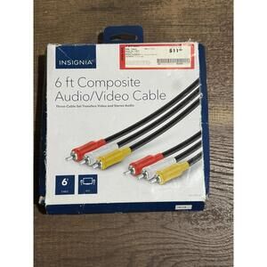 Insignia 6ft Composite Audio/Video Cable NS-HZ512 - Open Box -